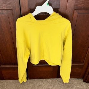 Lululemon cropped hoodie- neon
